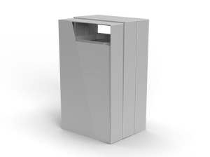 Стальная стойка для мусора с порошковым покрытием