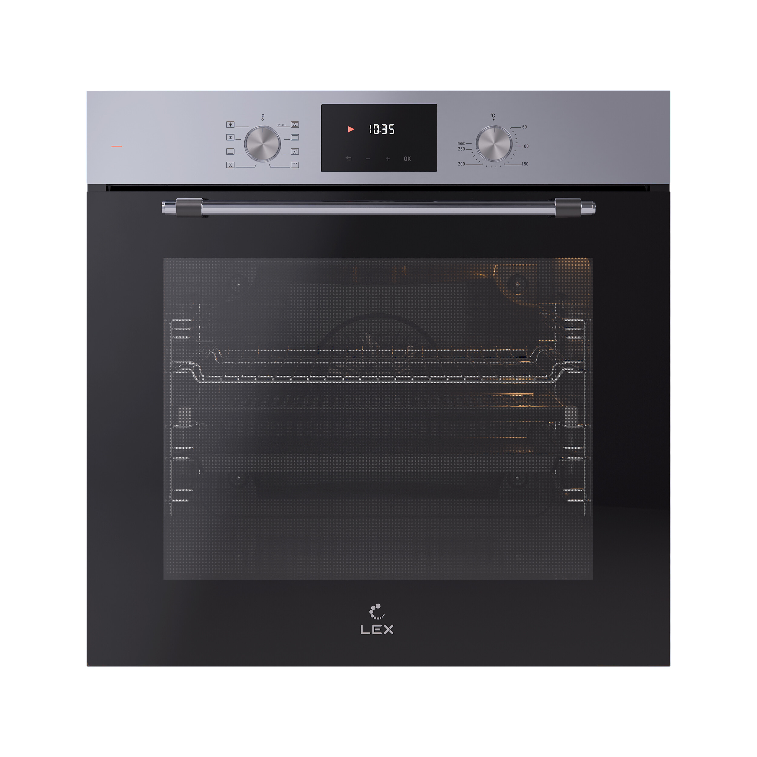 9242207 Электрический духовой шкаф LEX EDP 680 IX MAX серебристый STDN-0074472