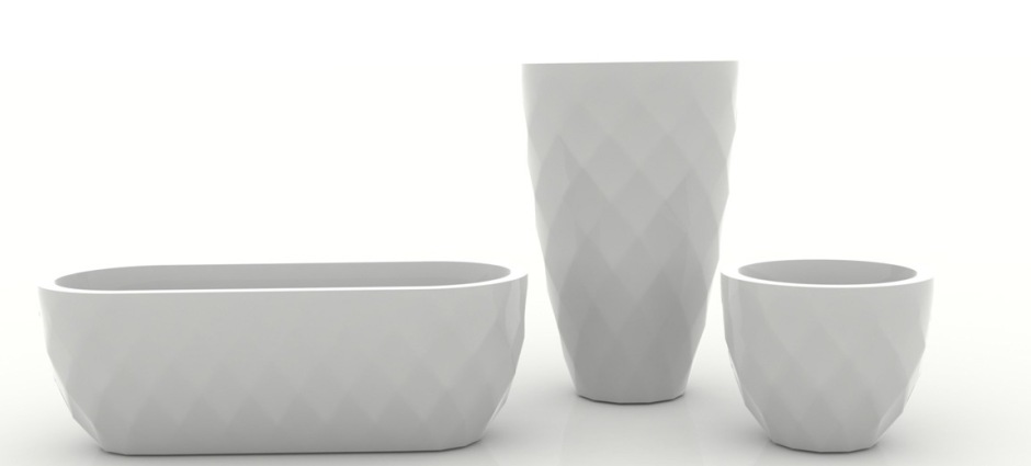 002228 Кашпо вытянутое Vondom Vases - Вид №1