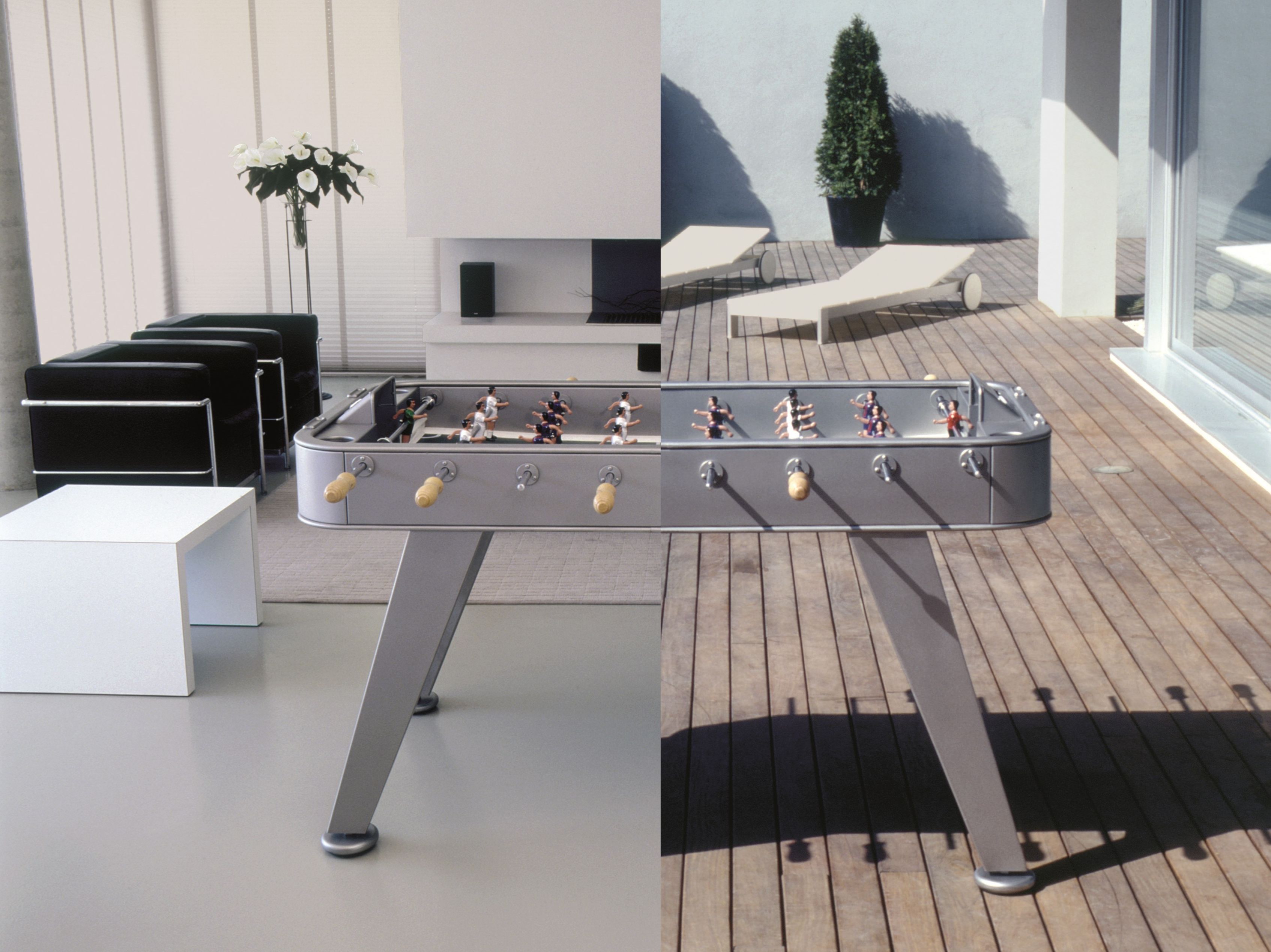 Нержавеющая сталь Calciobalilla для внутреннего и наружного применения RS Barcelona RS2 OUTDOOR FOOTBALL TABLE ARCH-00142407 - Вид №7