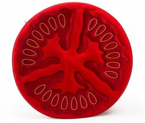 Seletti Круглая подушка из ткани Hot dog sofa & burger chair