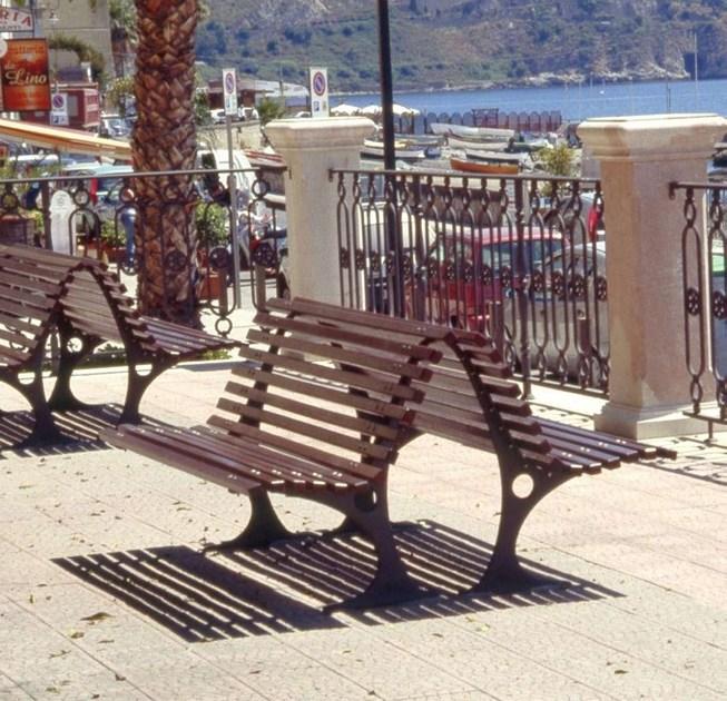 Neri Деревянная скамейка со спинкой Gilia 2147  - Вид №6