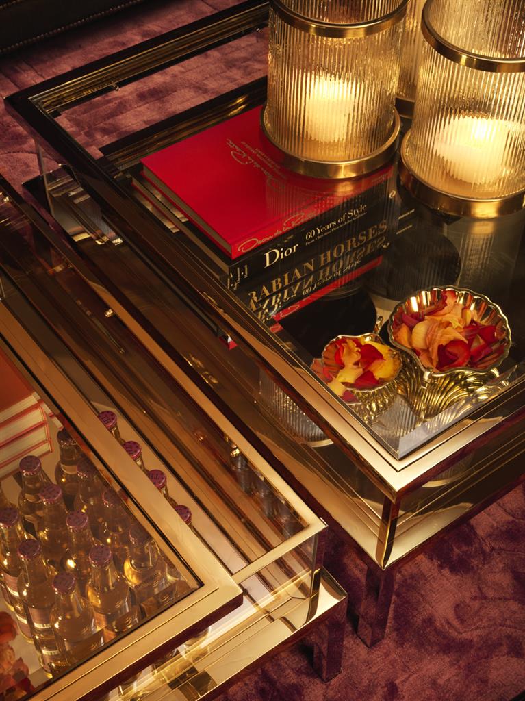 Подсвечник стеклянный с золотистым декором Harrington S от Eichholtz EICHHOLTZ  246169 Золото;прозрачный  - Вид №2