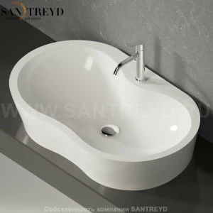 ACER0780P1R0ZZ Накладная раковина на столешницу  овальная Agape