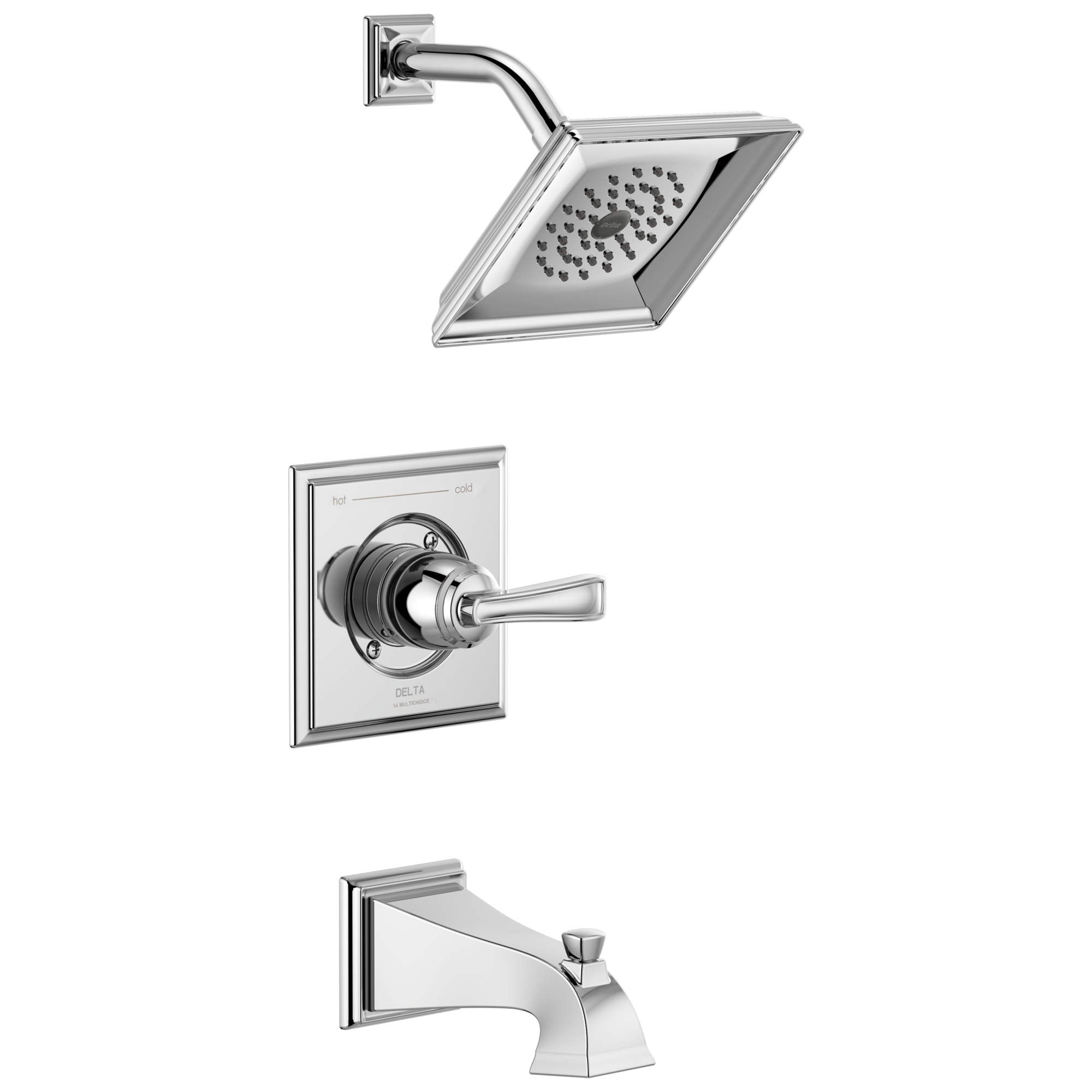 144718 Для ванны и душа Monitor® серии 14 Delta Faucet Lakewood Хром