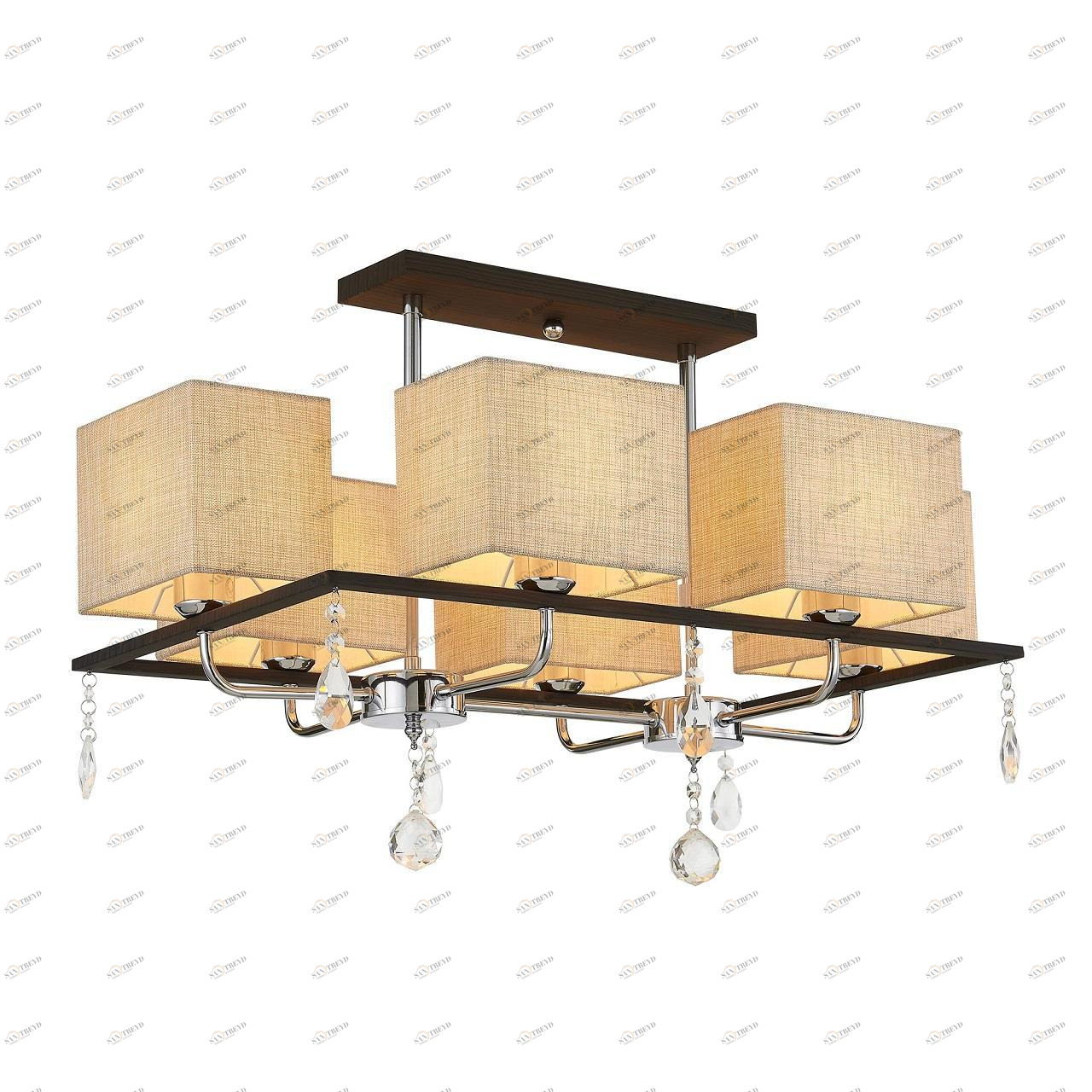 Потолочная люстра Citilux Дуглас CL461161 CITILUX ДИЗАЙНЕРСКИЕ, ДУГЛАС 184138 Бежевый 