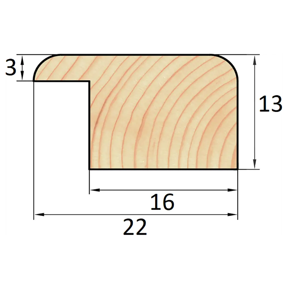АРЕЛАН | Декоративный деревянный профиль для оформления кромок мебели 81960924 STLM-0015496 - Вид №4