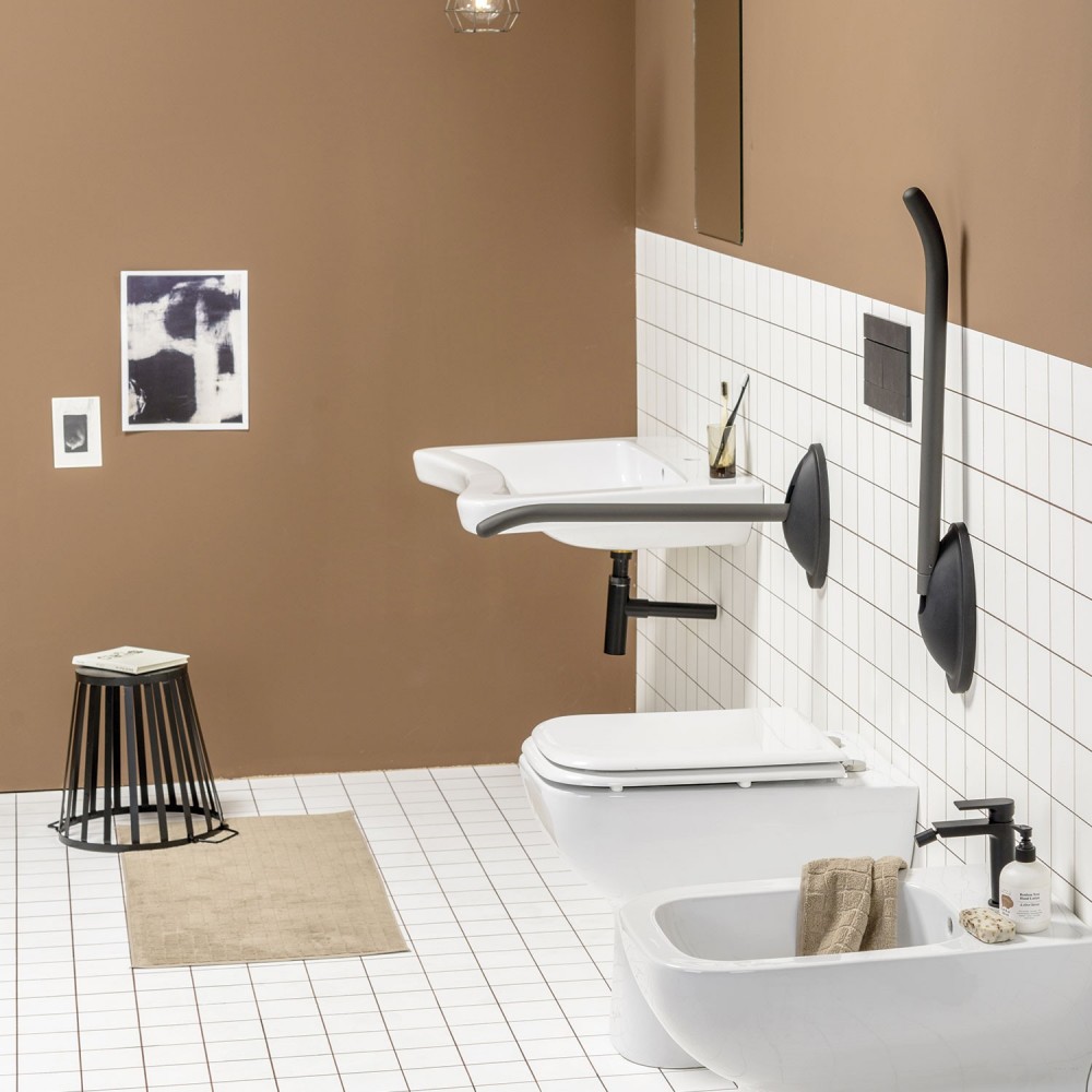 ST-600-SFNEVER Life Design Складная планка - Стиль  Тотальный мягкий антрацит  - Вид №1