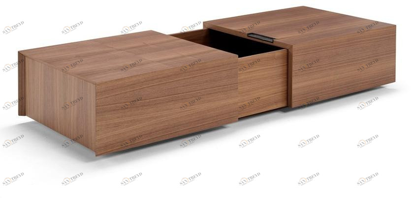 AMURA Журнальный столик из фанеры с вещевым ящиком  Am042.t527 