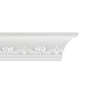 Плинтус потолочный инжекционный D 413/45 ( 115 шт. в упак.)