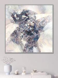 90813379 Картина в раме "Музыка сфер" 73x73 см STLM-0394089 GRAFIS-ART