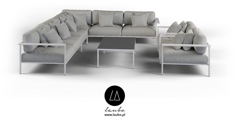 Laubo Левый угловой 3-х местный садовый диван с подлокотником Cosi sun-id-1413378 - Вид №2