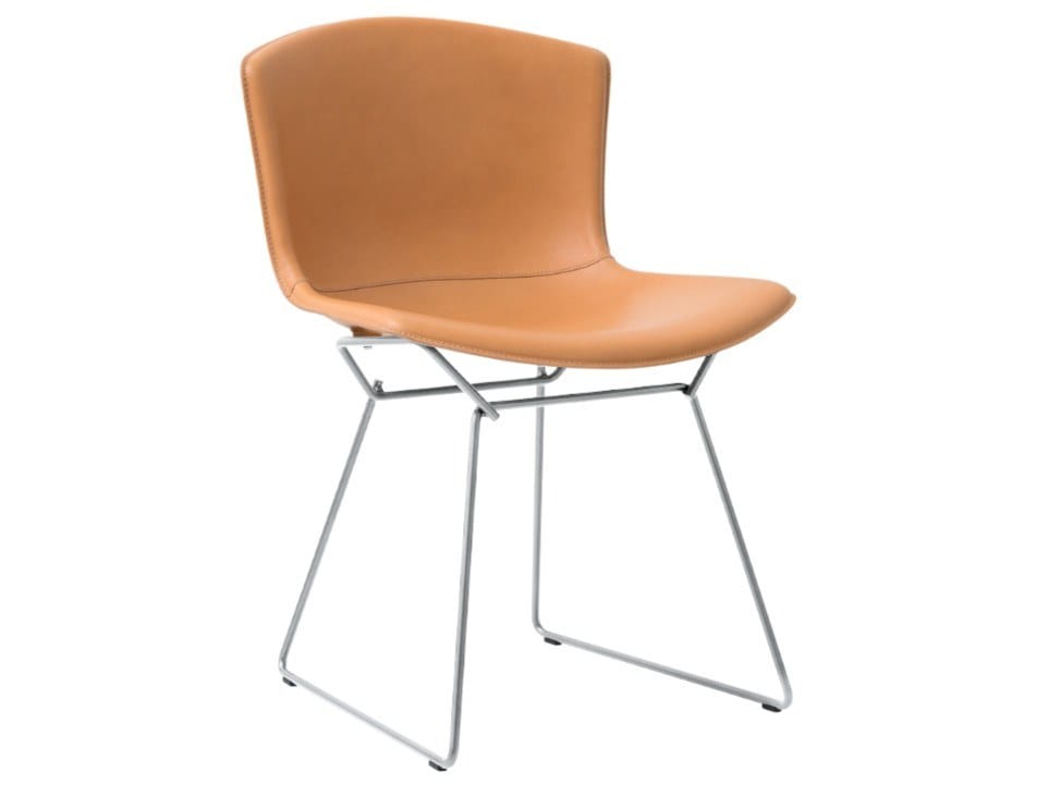 Стул с кожаной обивкой Knoll Bertoia ARCH-00106644