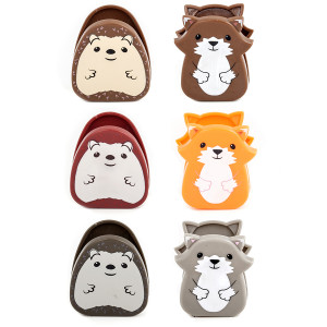 BC18-A Набор зажимов для пакетов woodland, 6 шт Kikkerland