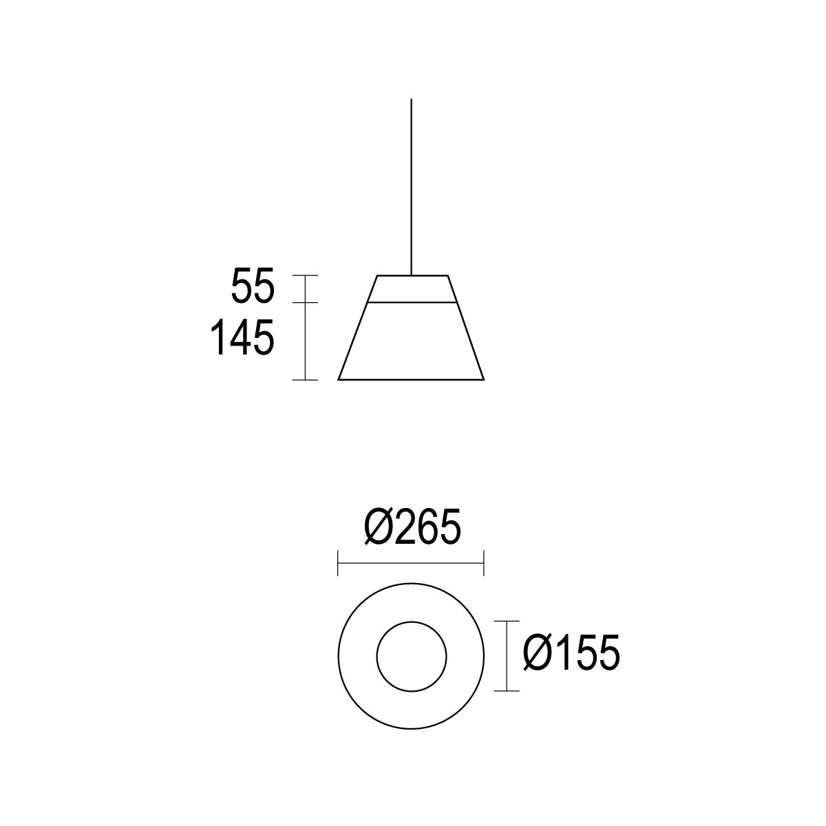 Поликарбонат LED открытый подвесной светильник Ghidini Lighting PRAGMA ARCH-00130761 - Вид №2