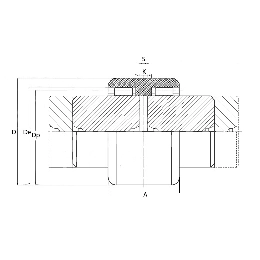 IS3628 Гильза полиамидная зубчатая SG0M042 ISKRA  - Вид №2