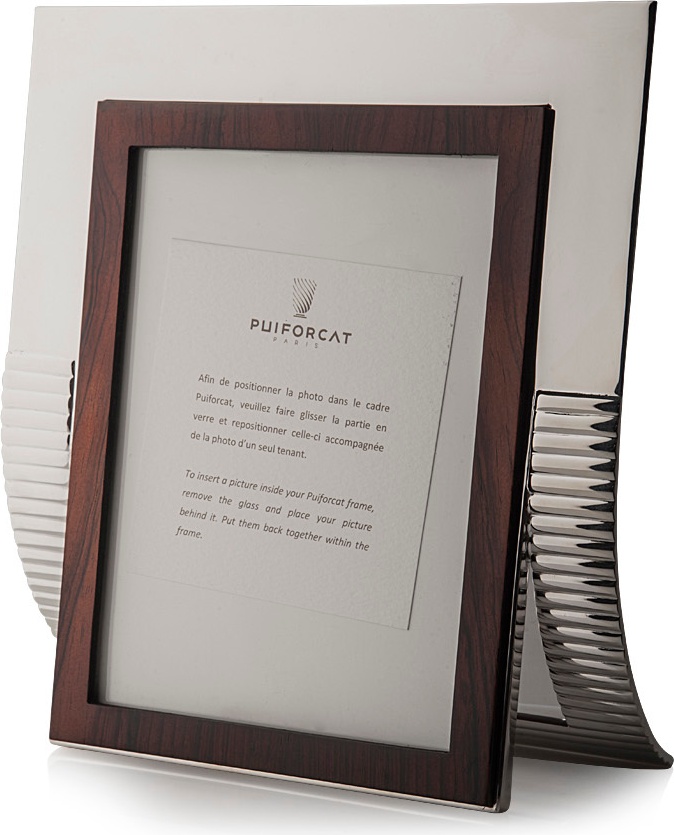 10565329 Puiforcat Рамка для фото 21х23,4см "Эчиа" (посеребрение) Посеребрение 