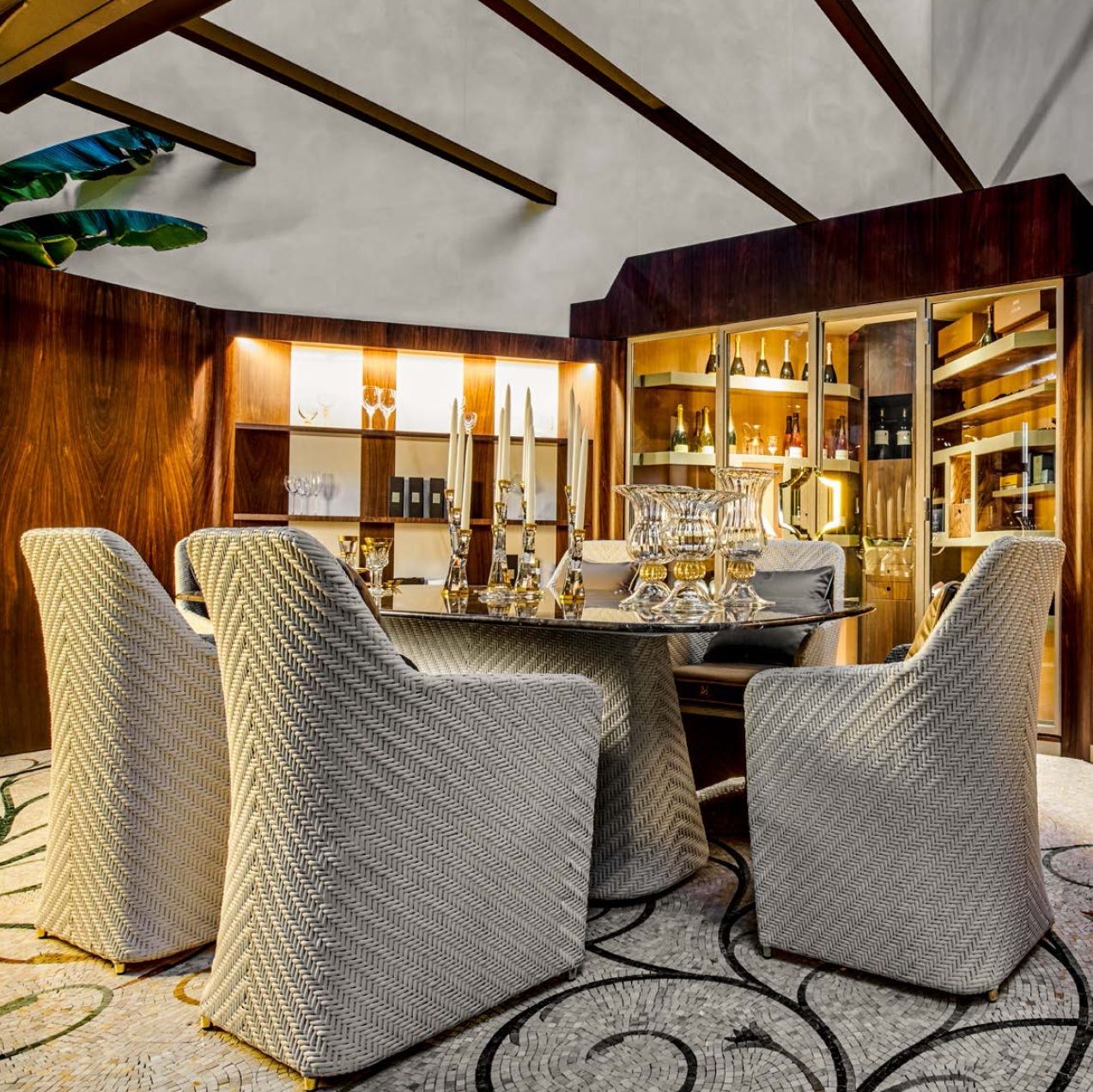 Садовый стул из смолы с подлокотниками Samuele Mazza Outdoor Kenzia ARCH-00040591 - Вид №1