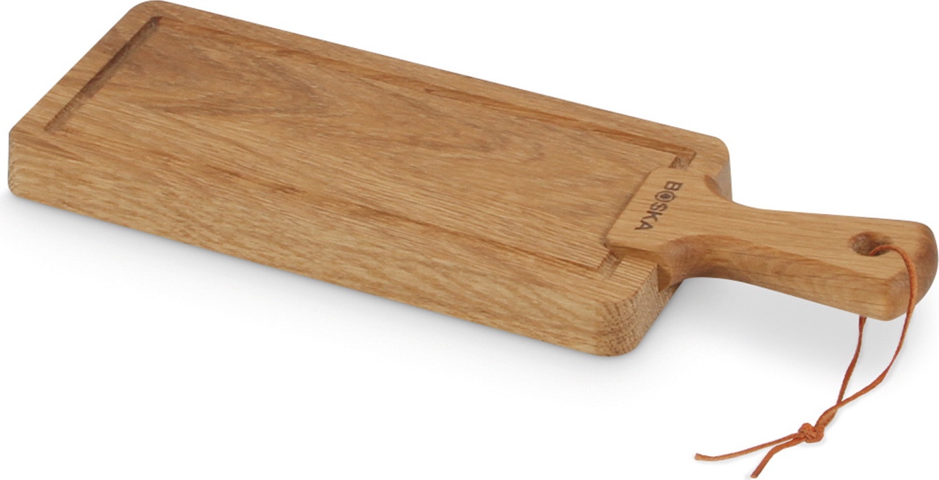 10599385 Boska Доска сервировочная для сыра и закусок Boska "Друзья" с ручкой 30х10х1,6см, дуб Дерево 