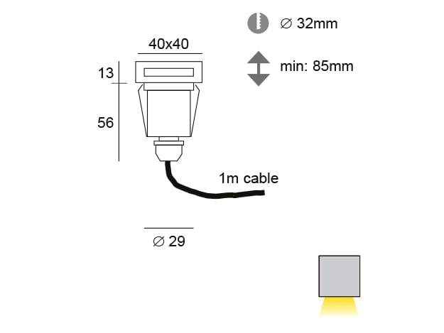 Открытый алюминиевый светодиодный маркер BEL-LIGHTING ARCH-00131082 - Вид №8