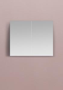 1580230 Go Mirror Cabinet 800 White Hafa  Белый