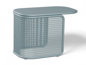 Прямоугольный садовый столик из нержавеющей стали