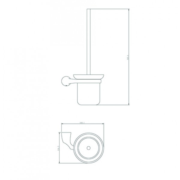 Ёрш для туалета RUSH Devon 75710 sun-id-561423 - Вид №1