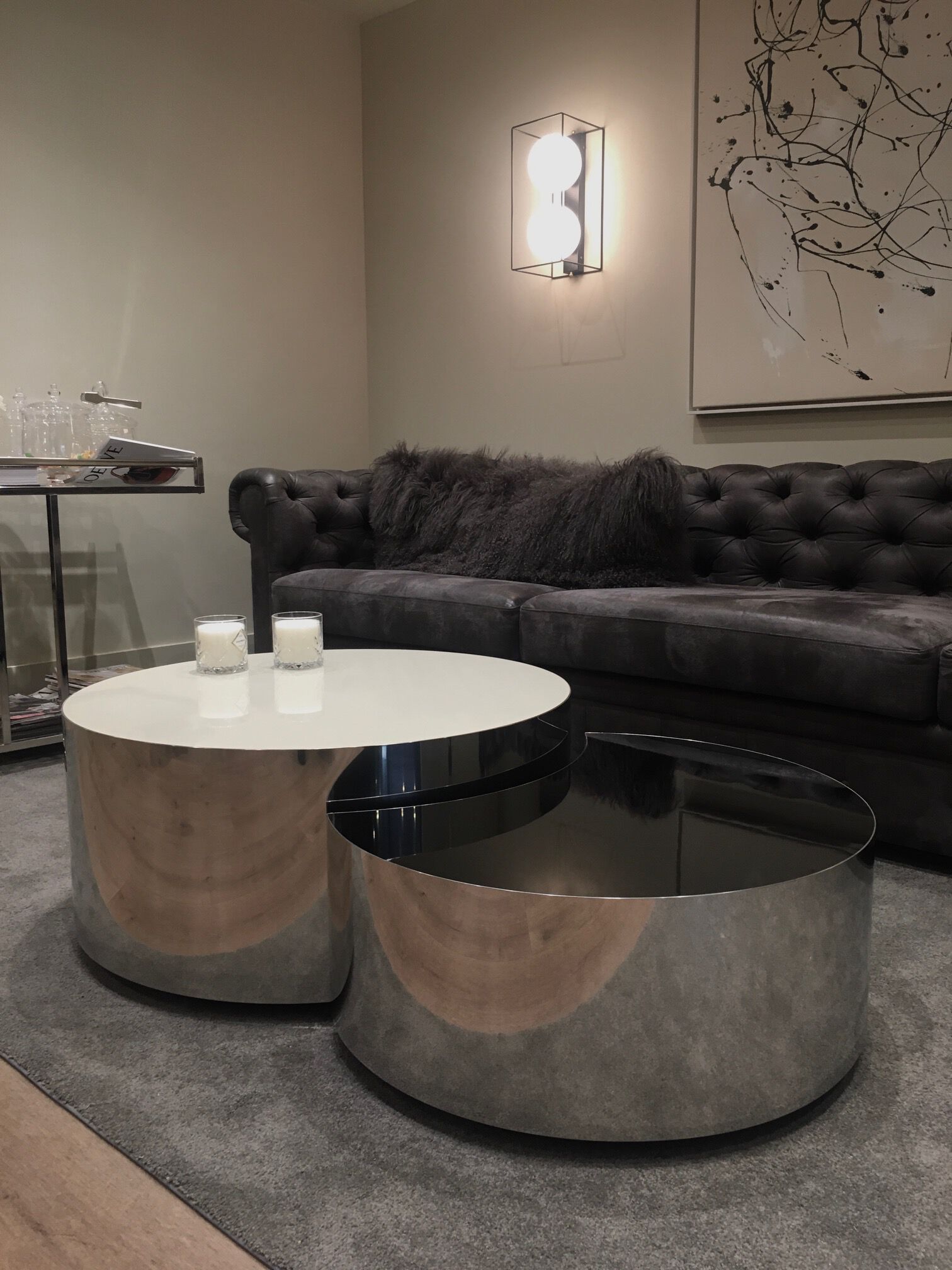 Набор журнальных столиков из ламинированного стекла и металла Jover+Valls Antique Boutique-Luna ARCH-00104161 - Вид №39