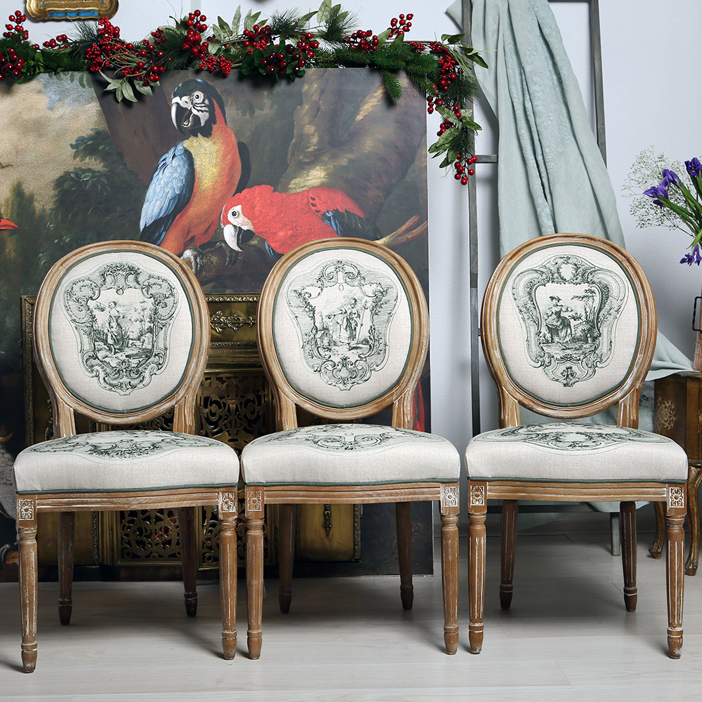 Ch211500 Стул «Туаль де Жуи», сюжет 2, антик грин Object Desire  - Вид №4