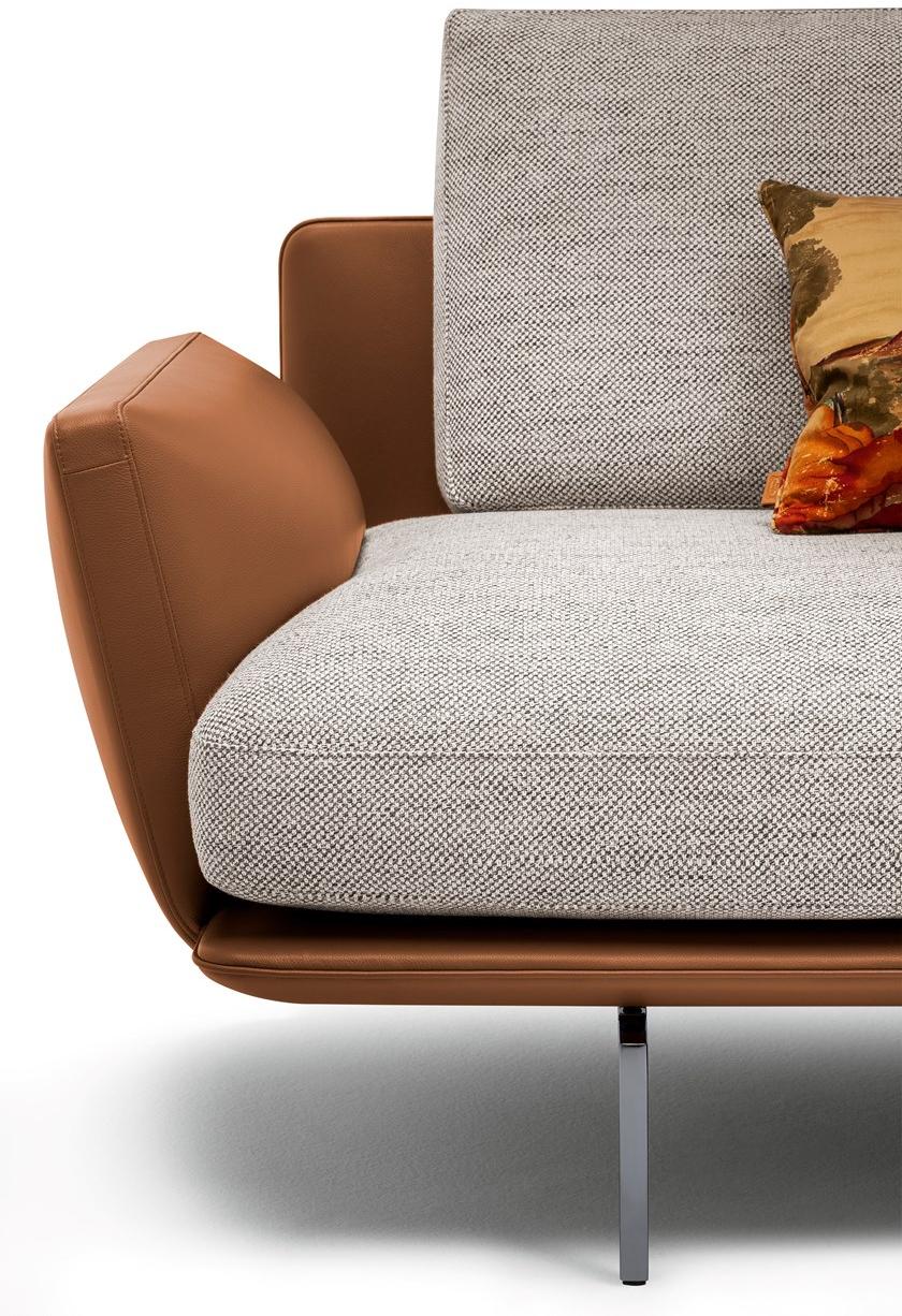 Poltrona Frau 2-х местный диван из ткани и кожи La collezione - divani e poltrone sun-id-1458156 - Вид №2