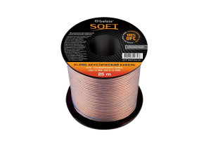 15789255 Акустический кабель 2x0,75 мм2 ~18 GA OFC, 25 м BW7704/25 SOFT Belsis
