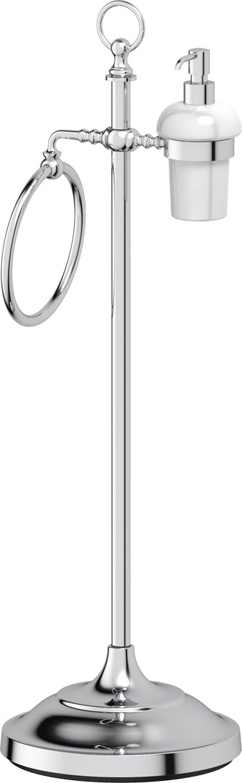 STI 032 Стойка с 2-мя аксессуарами для туалета с биде 80 cm 3SC STILMAR CHROME Treesseci 3SC