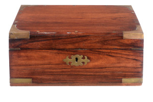 SOR27568 Коробка в латунном переплете из палисандра ijlbrown