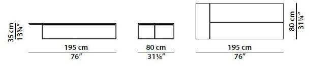 BAXTER Прямоугольный мраморный журнальный столик Icaro sun-id-1367639 - Вид №4