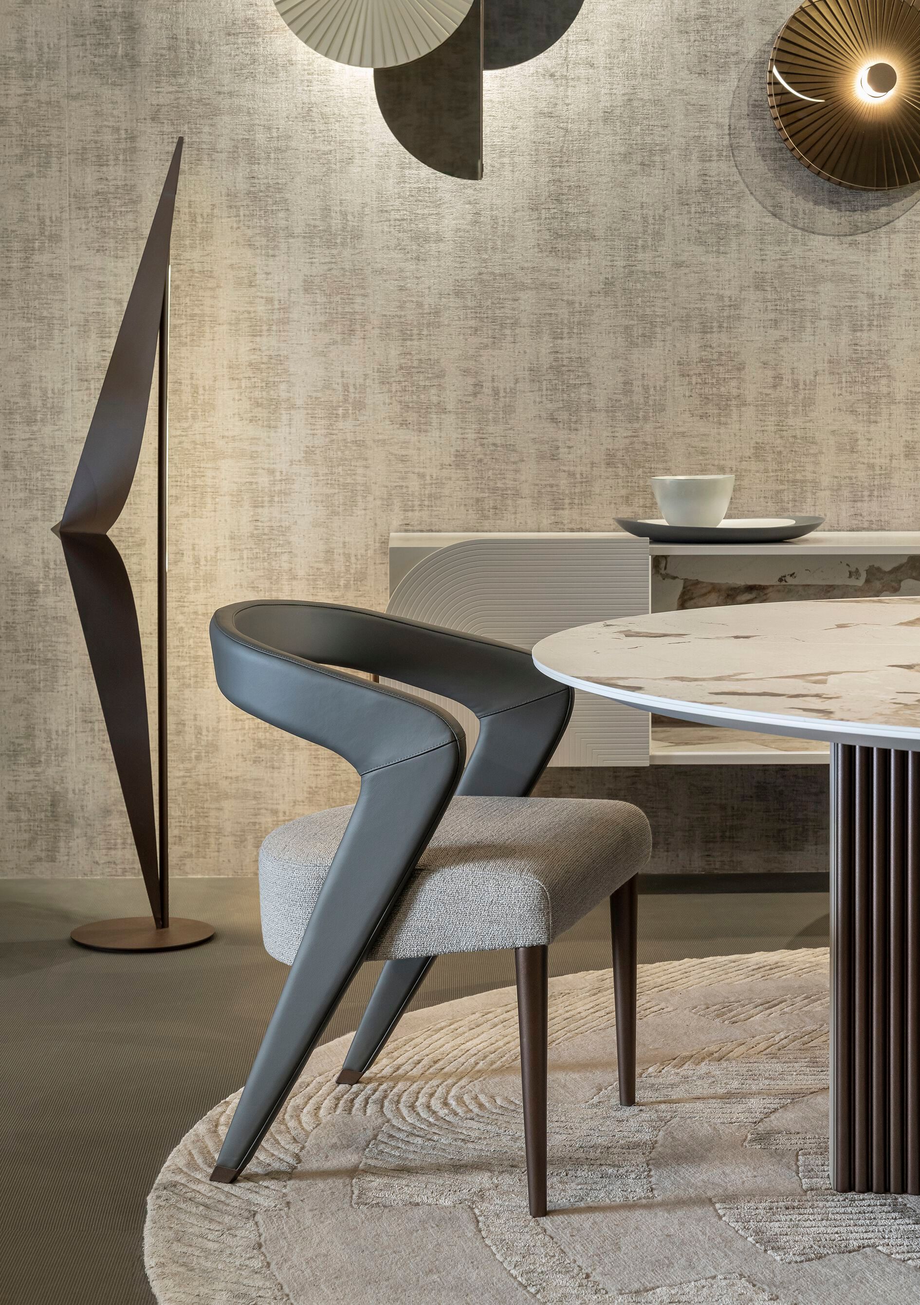 Кожаный мягкий стул Bizzotto Italia Atmosphera ARCH-00127967 - Вид №2