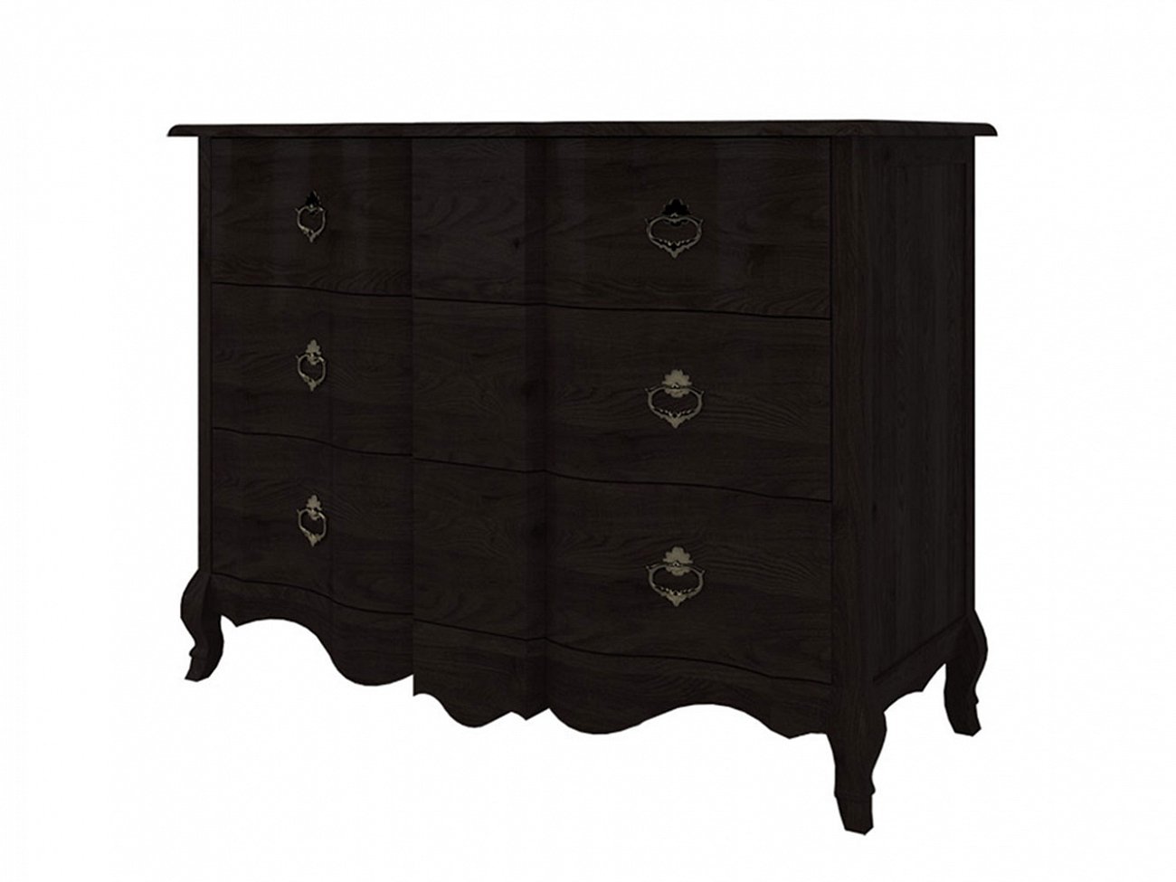 Комод для спальни с ящиками Harvard FURNITERA ДИЗАЙНЕРСКИЕ 120331 Венге  - Вид №1