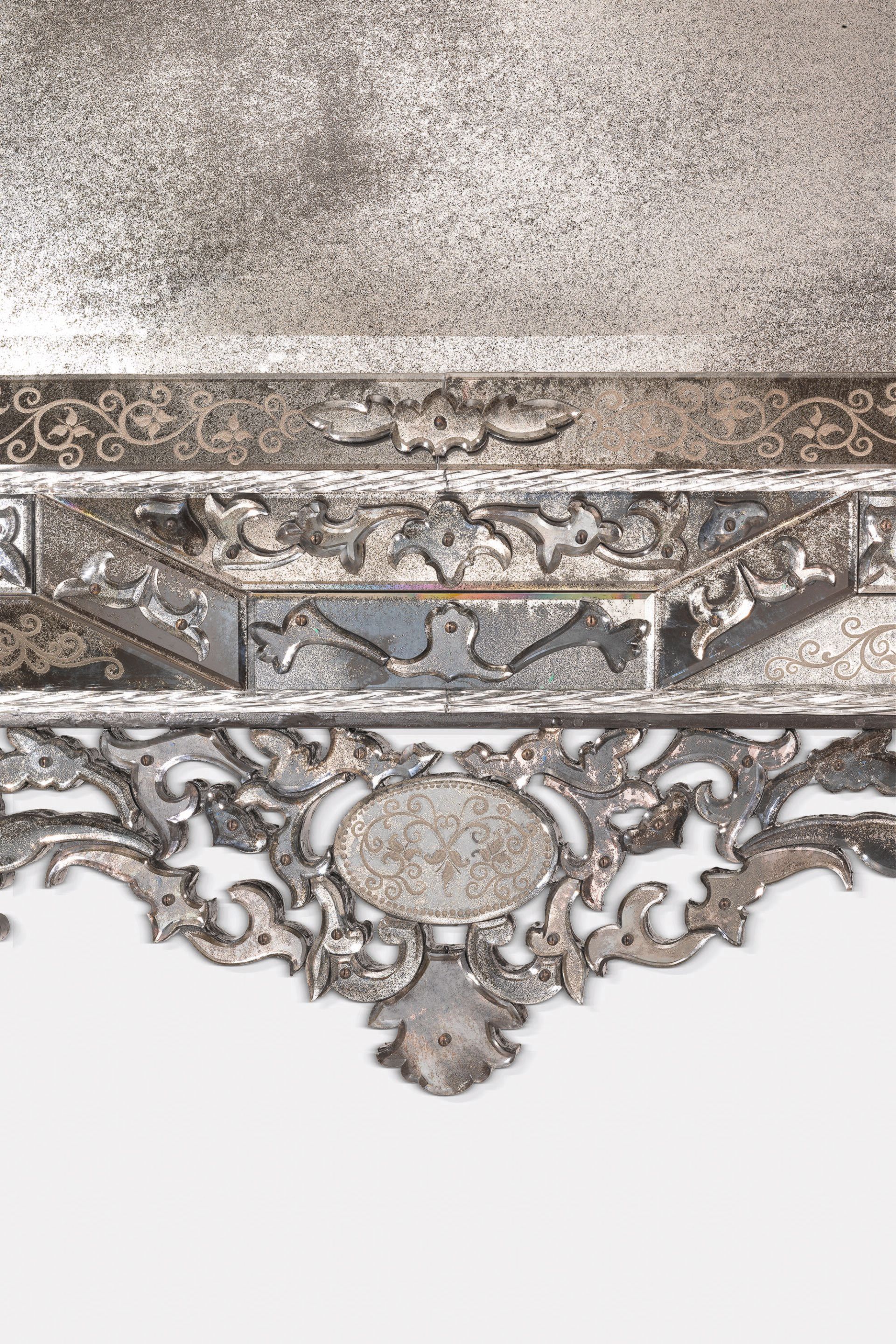 Настенное зеркало со стеклянной рамкой ARTE VENEZIANA DONATO ARCH-00094114 - Вид №2