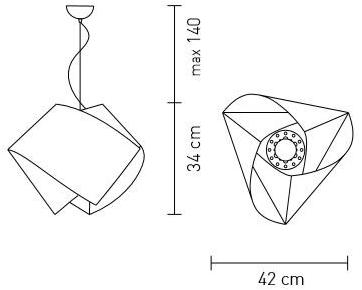 Slamp Подвесной светильник с прямым светом из лентифлекс® Gemmy sun-id-1353242 - Вид №9