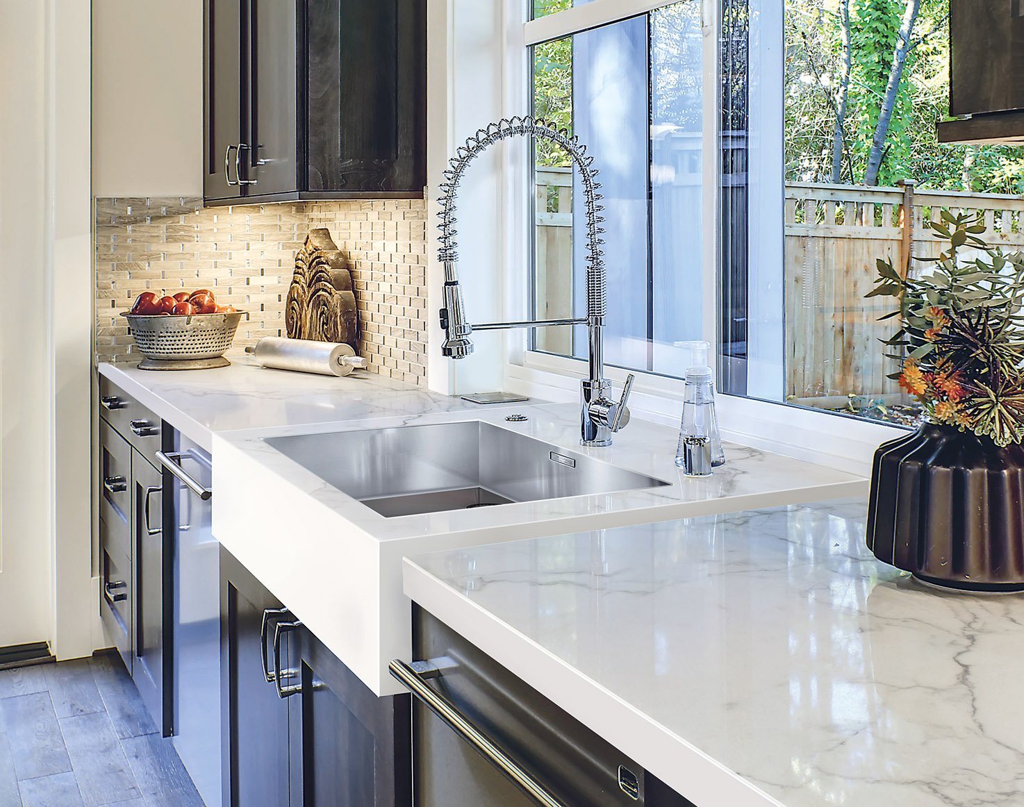 Столешницы для кухни - Мрамор бианко LIGRON LIST403 318 - Вид №16