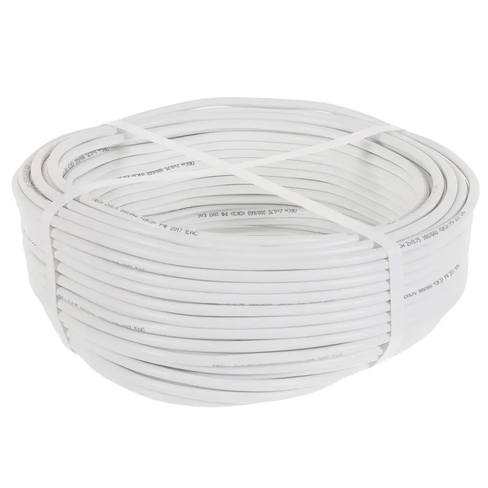 Камит ПВС 2x0.75 белый 50 м — провод для бытовой техники и инструментов 18840454 STLM-1568040 - Вид №3