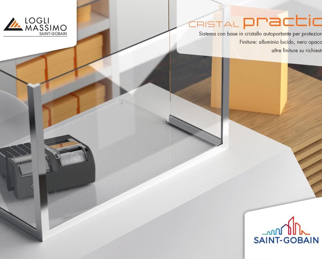 Стеклянный барьер для стенда Saint-Gobain Glass CRISTAL ARCH-00143270 - Вид №3