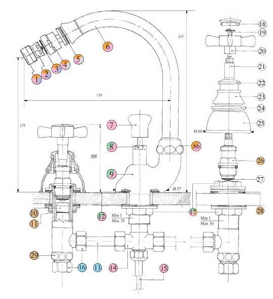 609920KO18 Смеситель Bandini Old England Santreyd - Вид №1