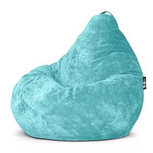 91470689 Кресло-мешок Goodpoof XXXL 95x135x95 см вельвет цвет мятный STLM-1508466