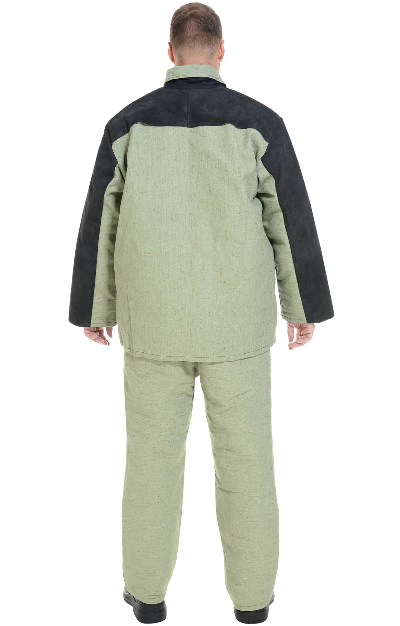 68915 Костюм брезентовый комбинированный cпилком со съемным утеплителем  Одежда для сварщиков  размер 60-62/170-176 Спецодежда  - Вид №8