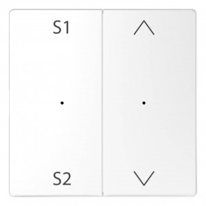 MTN5227-6035 Клавиша для жалюзийного выключателя , белый лотос Schneider Electric Merten D-LIFE