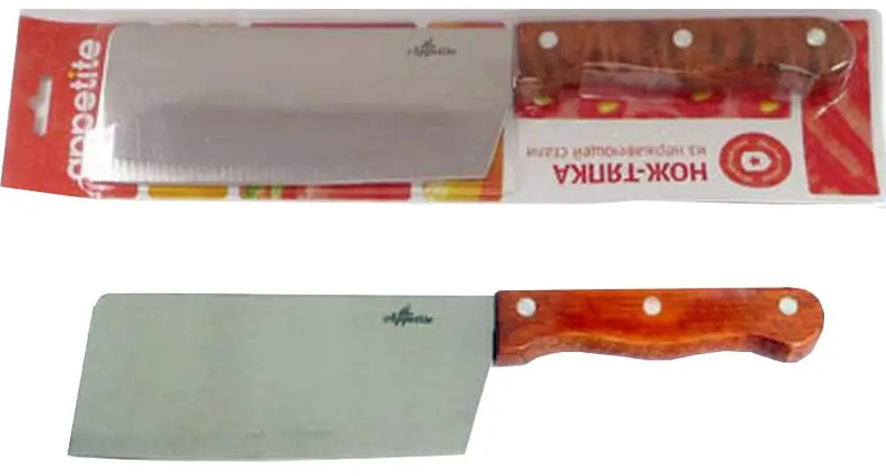 93764896 Кухонный нож Appetite Кантри FK216D-6 лезвие 17 см цвет коричневый STLM-0566987