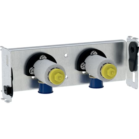 461.741.00.1 Траверса Geberit GIS для настенного смесителя наружного монтажа, 100 мм, с двумя поводами воды Geberit 