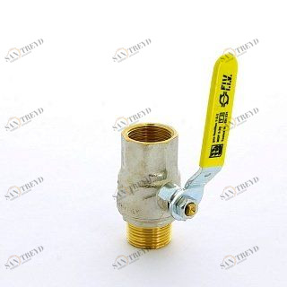 Кран шаровый FIV для газа 3/4" НВ FUTURGAS плоский рычаг 80014034