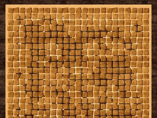 Ковер ручной работы из ткани Loloey Alex Woogmaster ARCH-00079396