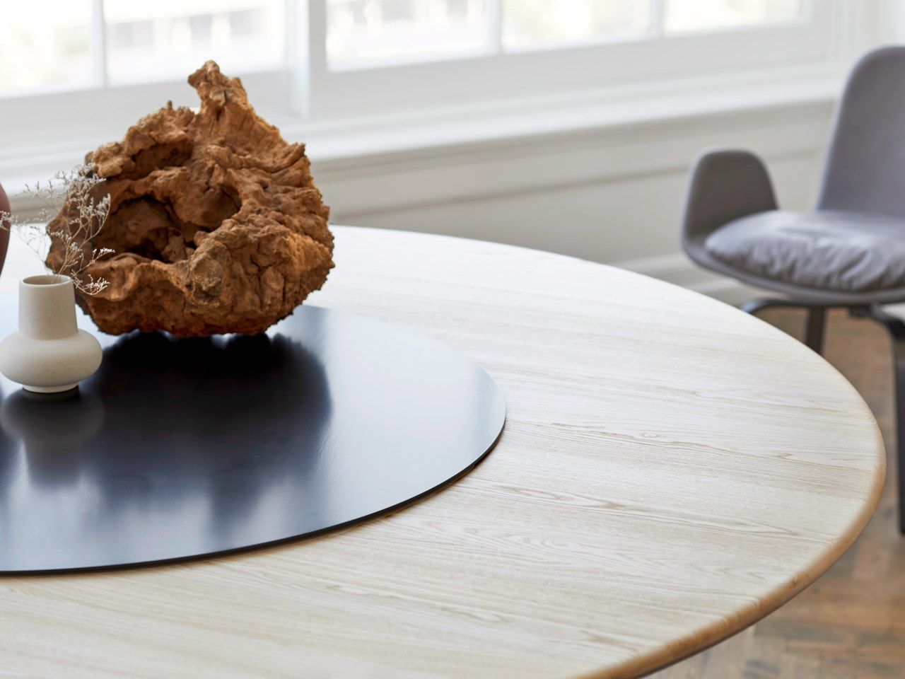 Круглый деревянный обеденный стол для гостиной more Cala ARCH-00096746 - Вид №2